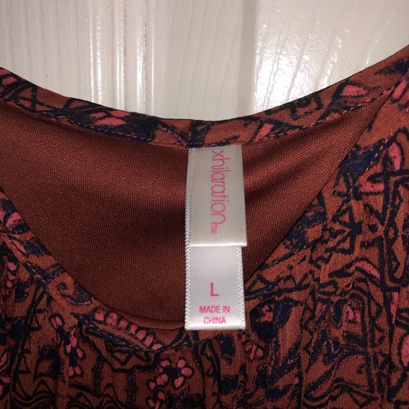 Off The Shoulder Pattern Dress - Picture 2 of 3